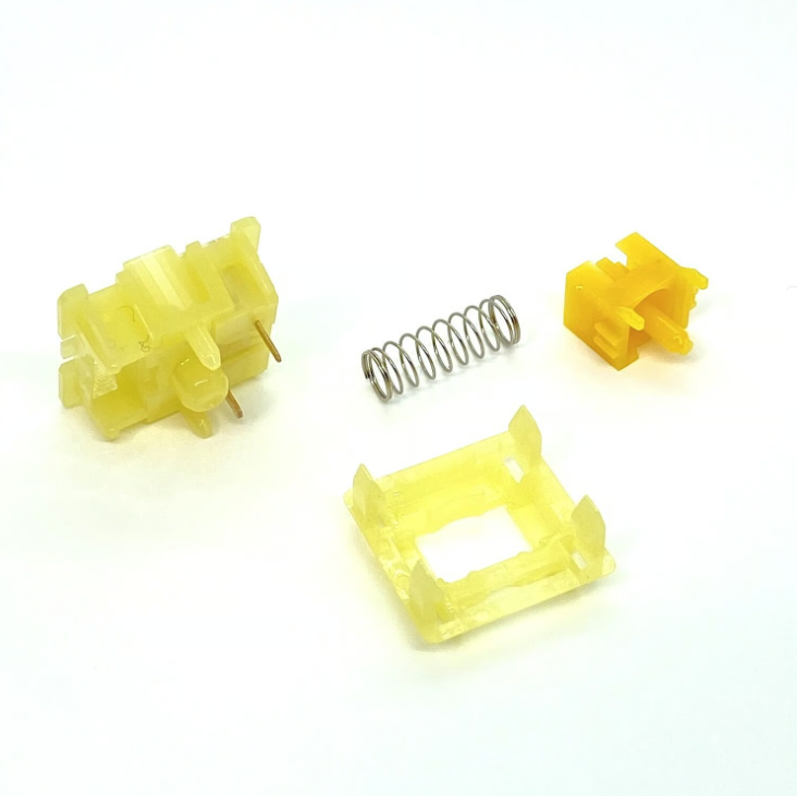 Tecsee Pudding Medium Tactile Switch(イエロー/タクタイル/5pin/63.5g/5pcs)