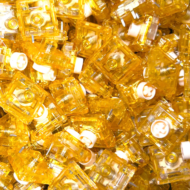 Kailh Autumn MINI ロープロファイル クリッキー キースイッチ(ChocV2/40gf/5個)