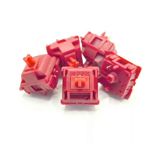 Sillyworks GATERON Type R タクタイル キースイッチ(55gf/5ピン/5個)