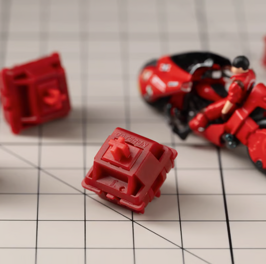 Sillyworks GATERON Type R タクタイル キースイッチ(55gf/5ピン/5個)