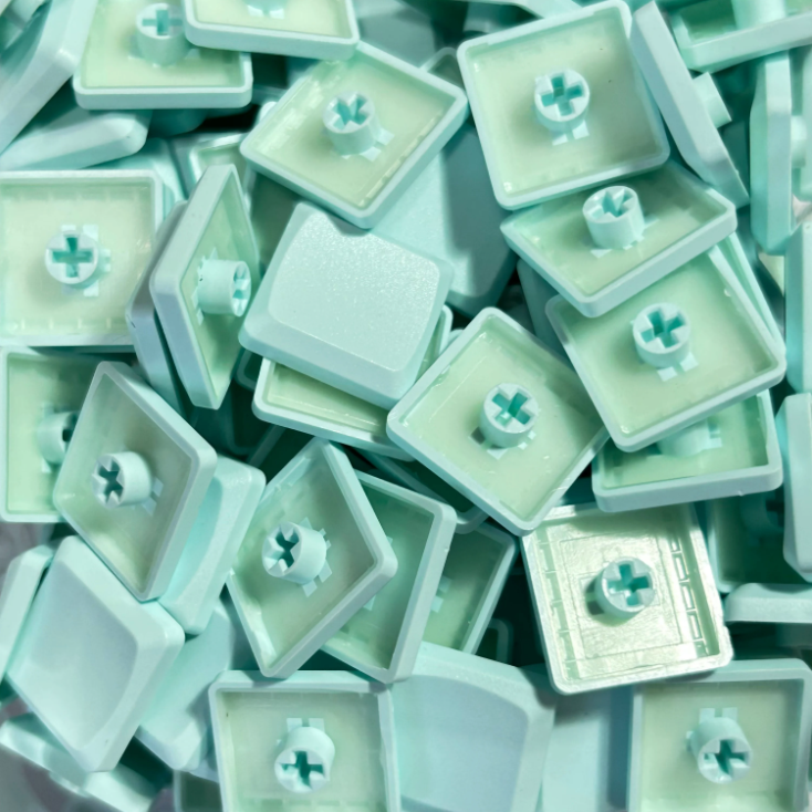 THT(Tai-Hao Thins)ロープロファイル キーキャップ(MX/ベビーブルー/1個)