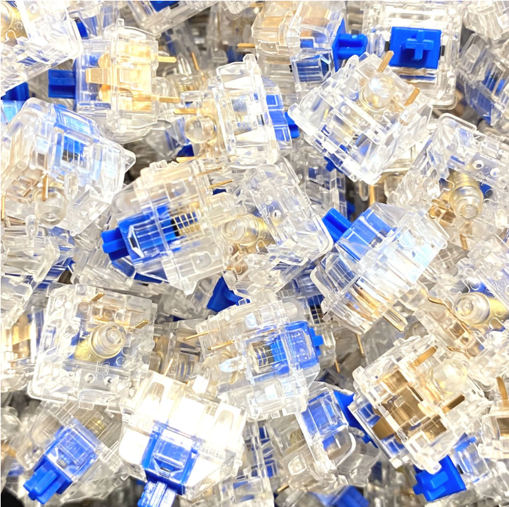 在庫限り|DUROCK Dolphin サイレントリニア キースイッチ(5ピン/62g(B)/5個)