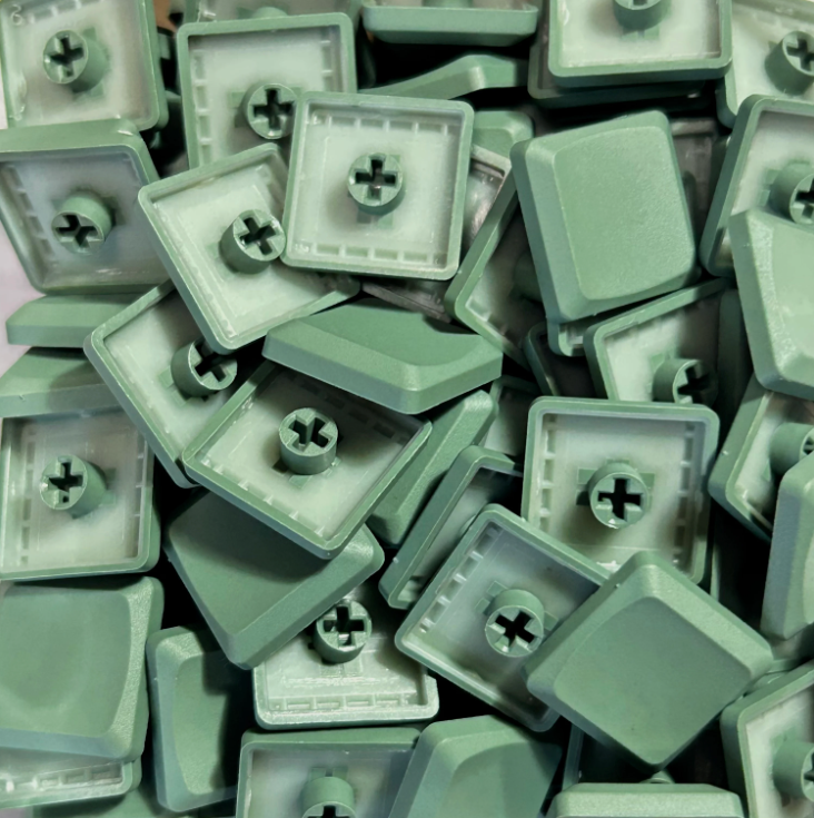 THT(Tai-Hao Thins)ロープロファイル キーキャップ(MX/フォレストグリーン/1個)