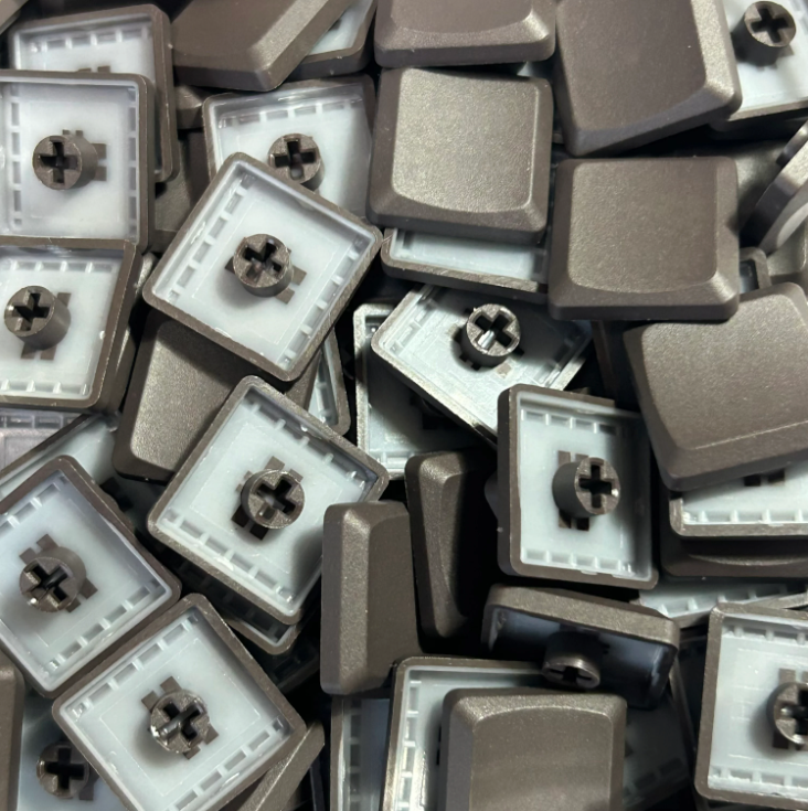 THT(Tai-Hao Thins)ロープロファイル キーキャップ(MX/ディープモカ/1個)