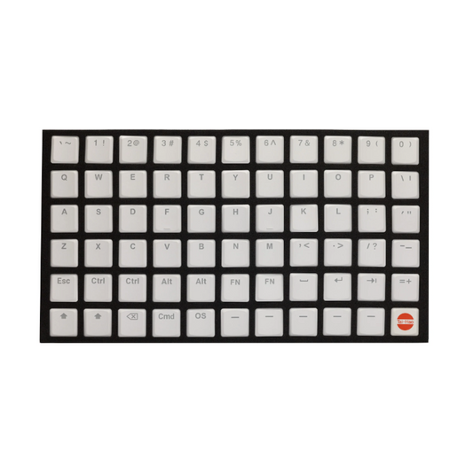 THT (Tai-Hao Thins) 65Key ロープロファイル キーキャップセット(PBT/MX/ホワイト)
