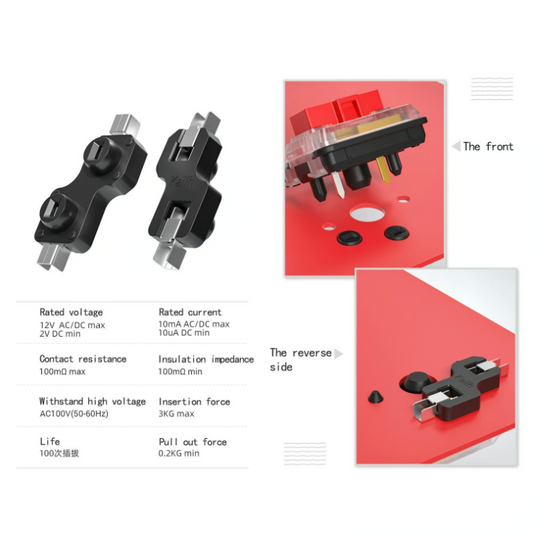 Chocスイッチ用 Kailh PCBソケット (10個セット)