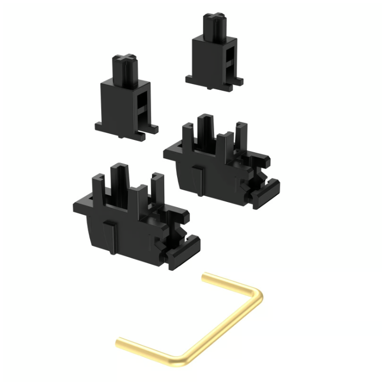 DUROCK Plate Mount Stabilizer V3(ブラック/ゴールド/2Ux4/6.25Ux1)