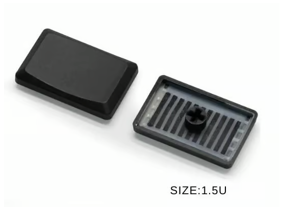 THT(Tai-Hao Thins)ロープロファイルキーキャップ 1.5U(MX用/ブラック/1個)