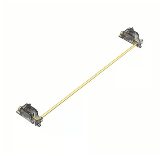 DUROCK 7U V3 PCBマウントスタビライザー(スモーキー/ゴールド)