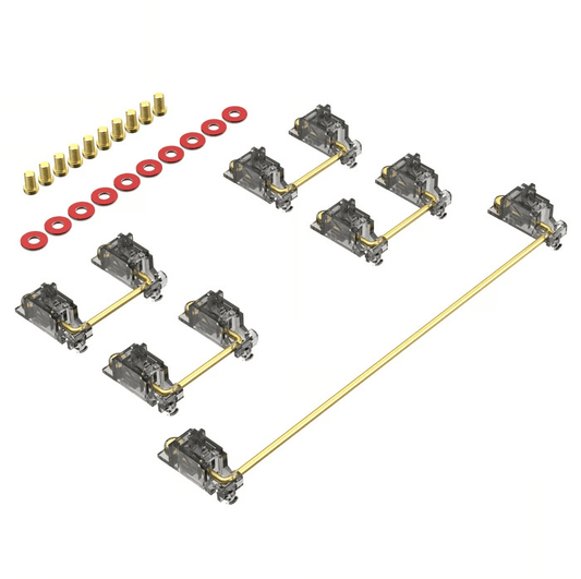 DUROCK V3 PCBマウントスタビライザーセット(スモーキー/2Ux4/6.25Ux1)