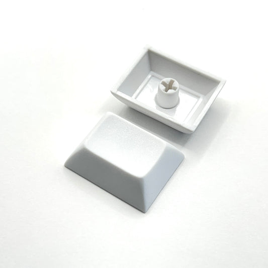 DSAライク PBT ブランクキーキャップ (1個/1.25U/ホワイト)