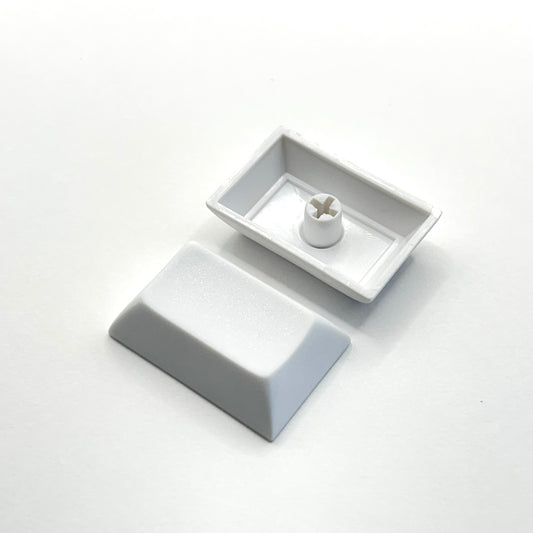 DSAライク PBT ブランクキーキャップ (1個/1.5U/ホワイト)