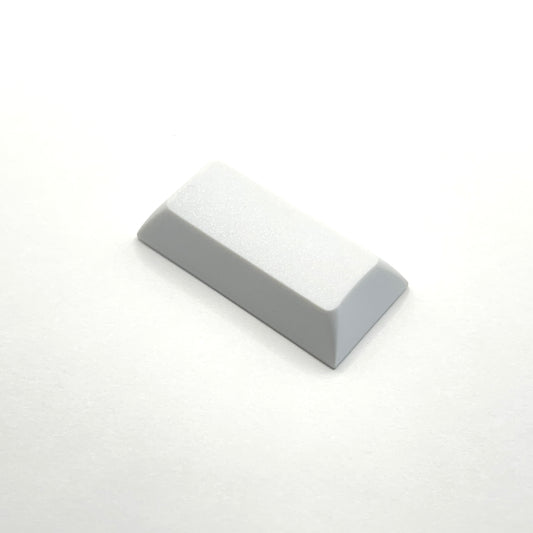 DSAライク PBT ブランクキーキャップ (1個/Space 2U/ホワイト)