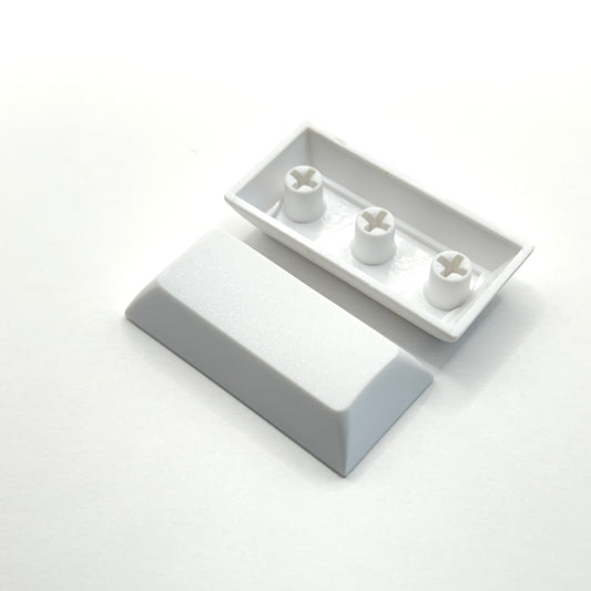 DSAライク PBT ブランクキーキャップ (1個/Space 2U/ホワイト)