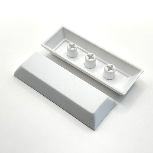 DSAライク PBT ブランク キーキャップ (1個/Space2.75U/ホワイト)