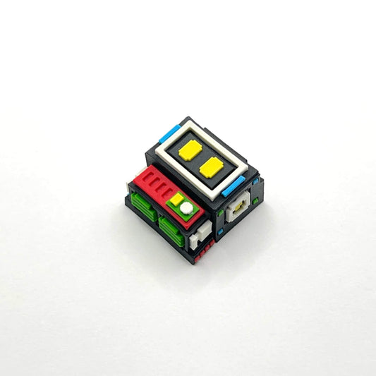 ピクセルロボットなアルチザンキーキャップ(1個/ブラック)