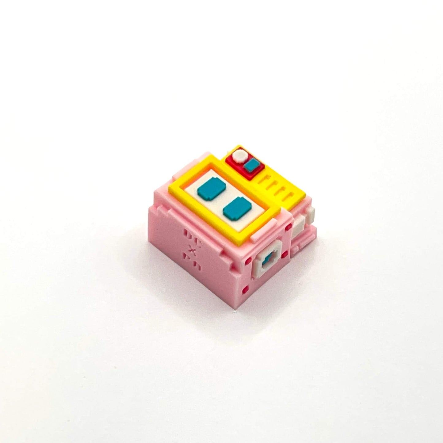 ピクセルロボットなアルチザンキーキャップ(1個/ピンク)