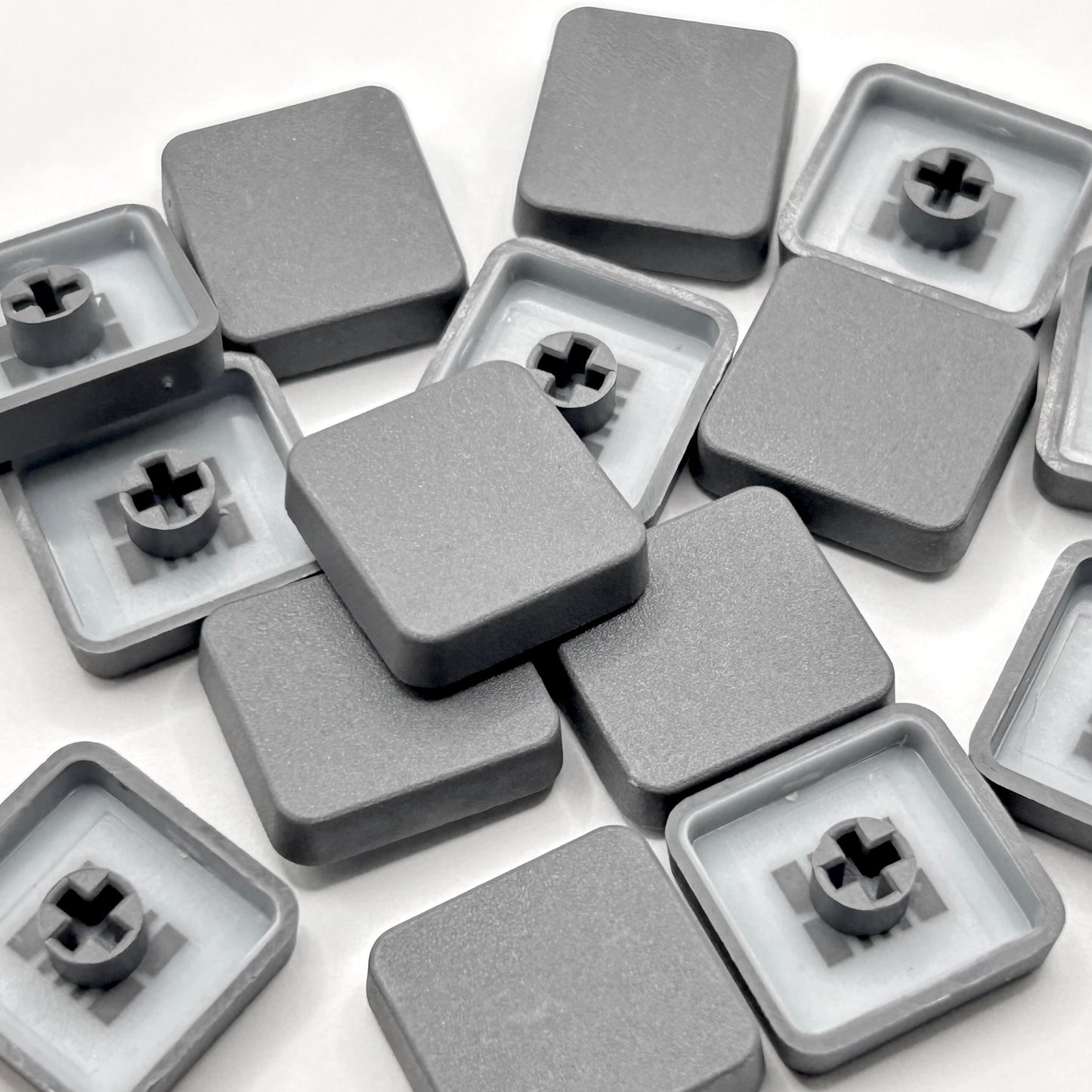 THCS(Tai-Hao THCS)ロープロファイル キーキャップ(MX用/Char(アッシュグレー)/1個)