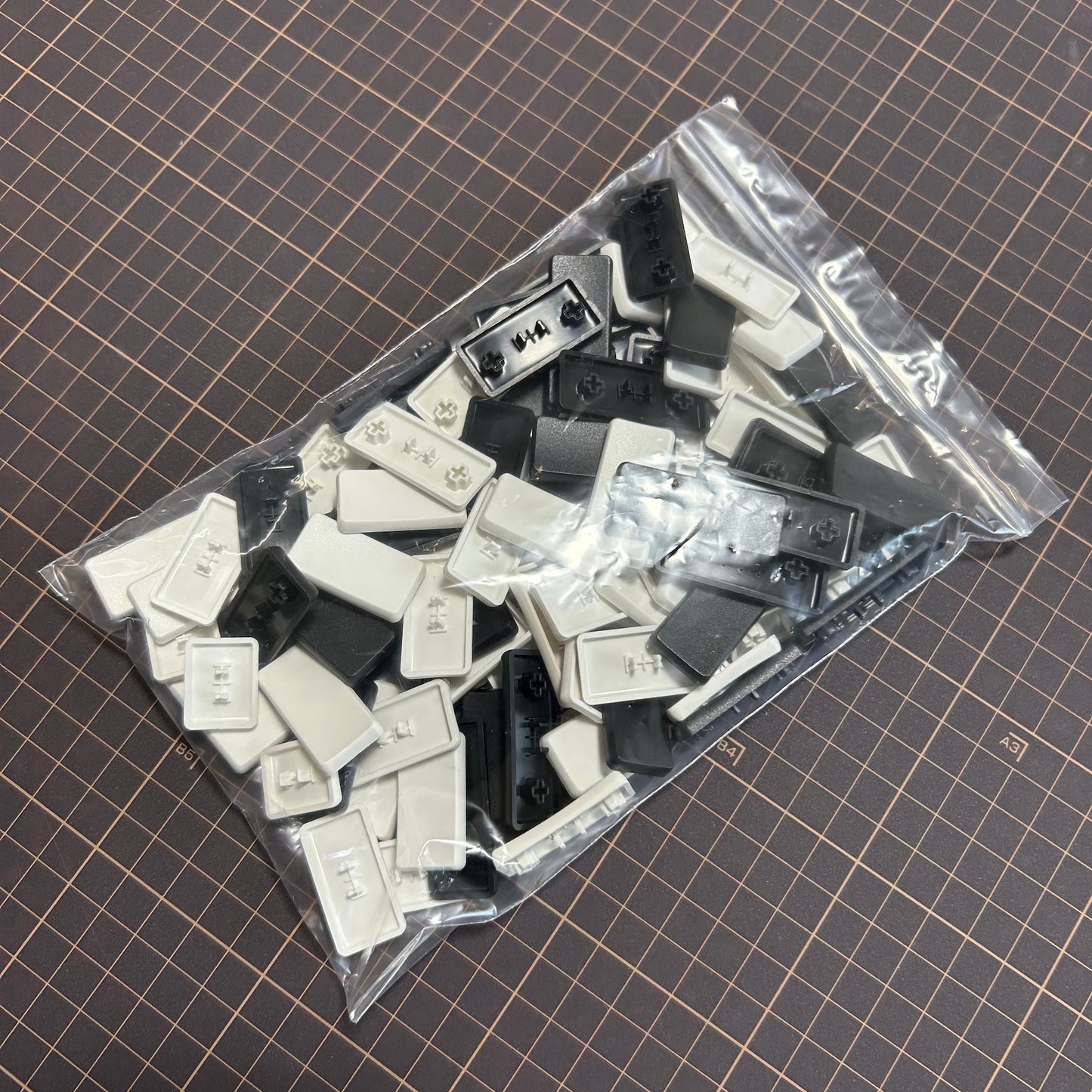 ジャンク品|Chosfox CFX ChocV1 ブランクキーキャップ詰め合わせ