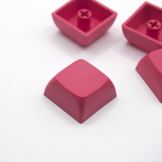 XDAライク PBT ブランクキーキャップ (レッド/1個)