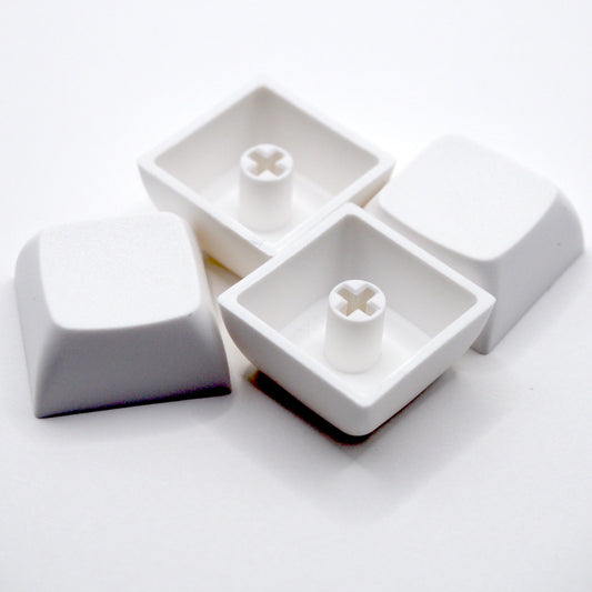 XDAライク  PBT ブランクキーキャップ(ホワイト/1個)