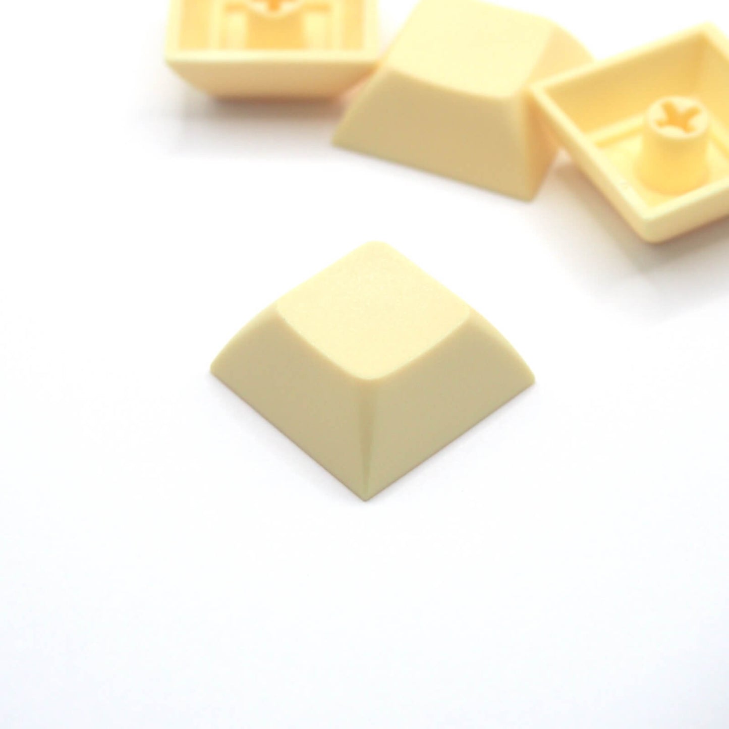 DSA PBT ブランクキーキャップ(1個/ライトイエロー)