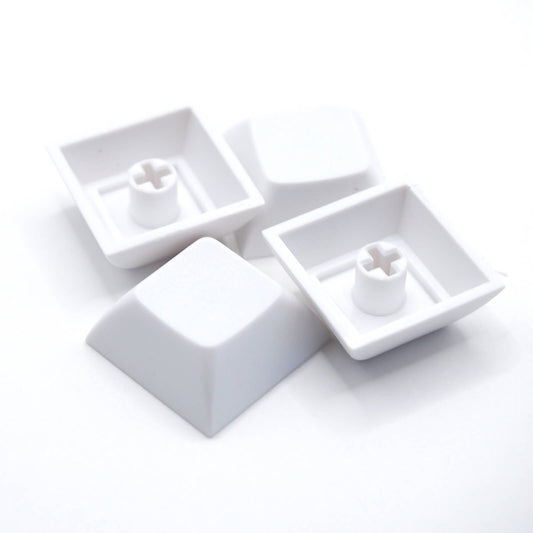 DSAライク PBT ブランクキーキャップ(1個/ホワイト)