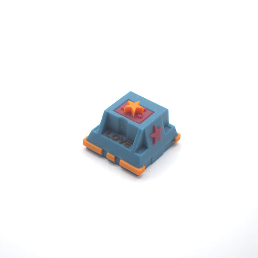 販売終了|キースイッチみたいなアルチザンキーキャップ(1個/ダークブルー)