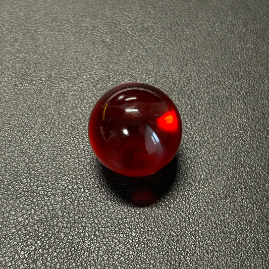 25mm クリアアクリル球 DIYトラックボール用(1個/クリアレッド)
