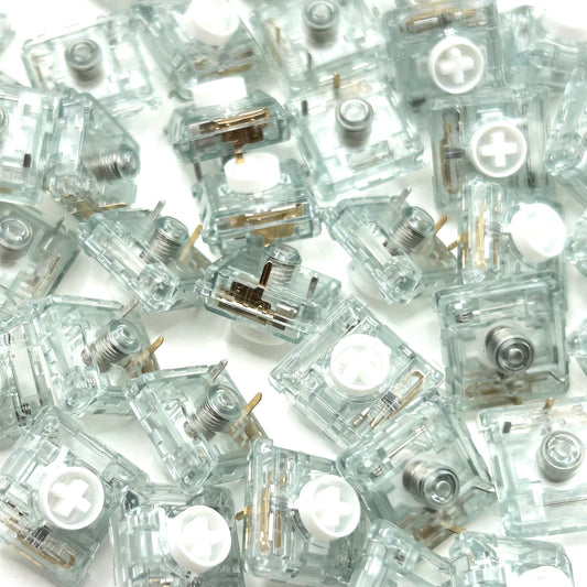 Kailh White Owl Mini ロープロファイル クリッキー キースイッチ(ChocV2/45g/5個)