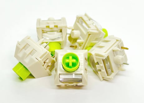 FEKER x Kailh Vanilla Ice Cream Full POM Linear Switch (38gf/5pin/5pcs)