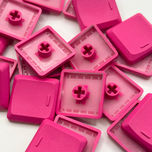 THT(Tai-Hao Thins)ロープロファイル キーキャップ(ホーミング/MX/PBT/フラミンゴブルーム(ピンク)/1個)