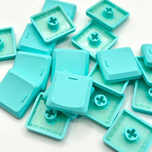 THT(Tai-Hao Thins)ロープロファイル キーキャップ(ホーミング/MX/PBT/ミントブルー/1個)