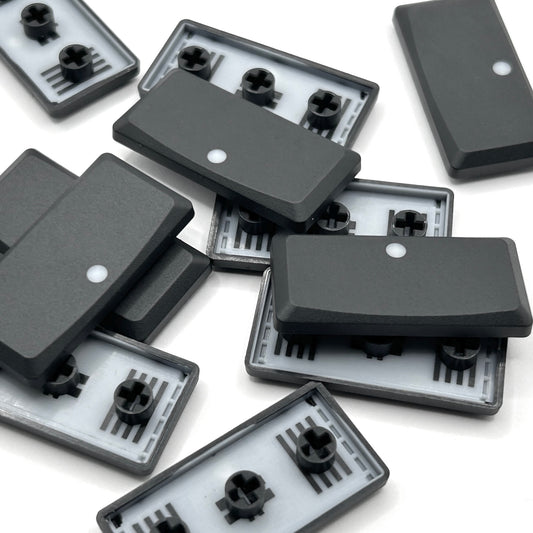 THT(Tai-Hao Thins)ロープロファイル キーキャップ 2U(MX/Dotブラック/1個)