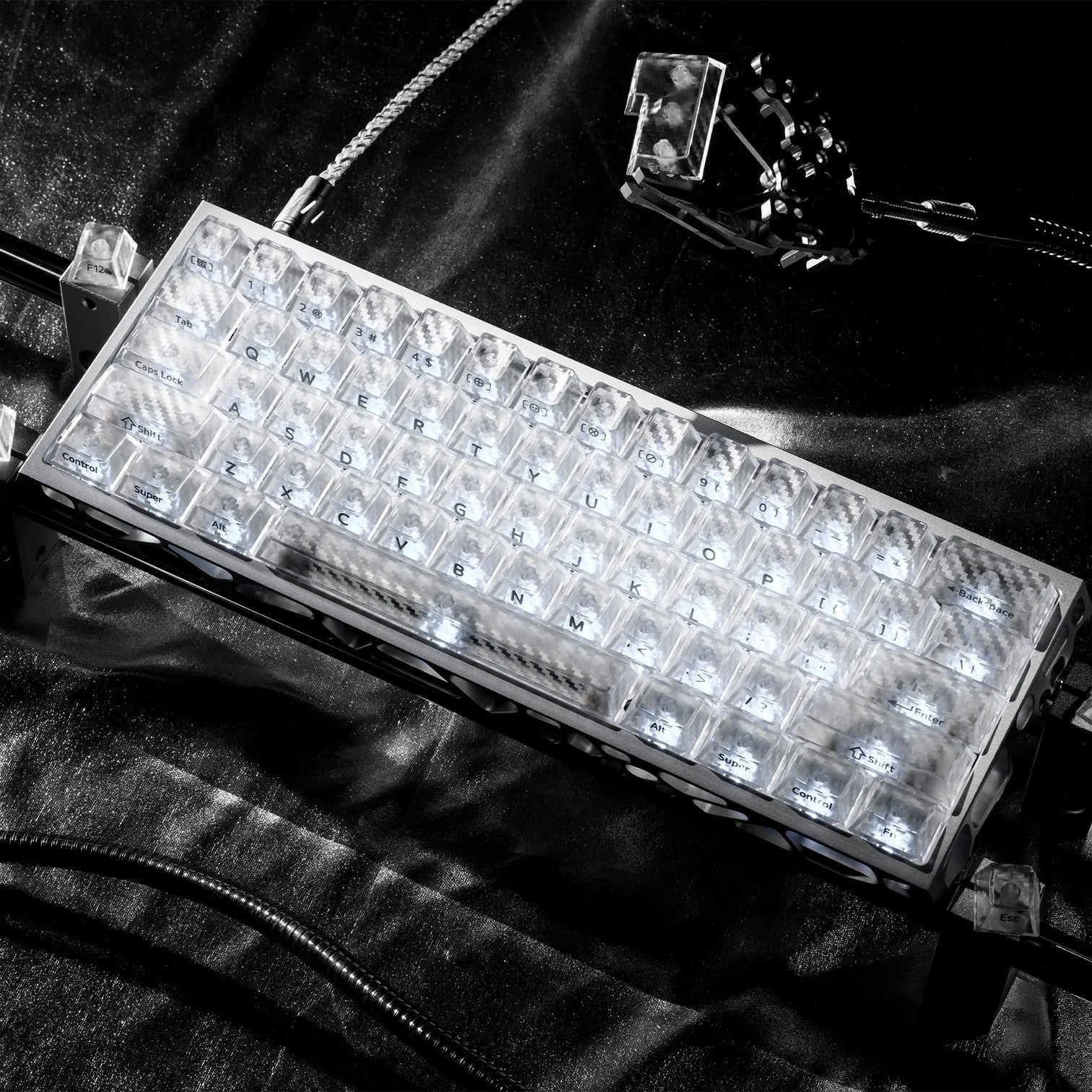 GT boards キャップ　非売品 XVX Carbon Fiber Textured Cherry Profile PC キーキャップセット