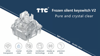 TTC FrozenSilent V2 Silent Linear Switch （3pin/39g(A)/5pcs）