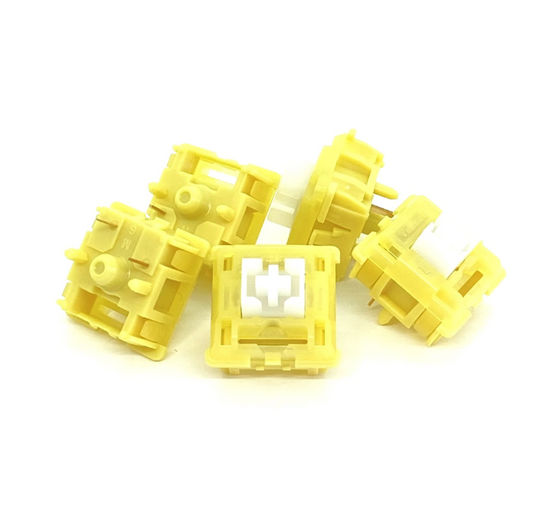 Tecsee Pudding Medium Linear Switch（ホワイト/リニア/5pin/50g(A)/5pcs）