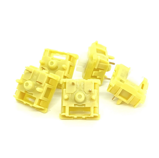 Tecsee Pudding Medium Linear Switch（ホワイト/リニア/5pin/50g(A)/5pcs）
