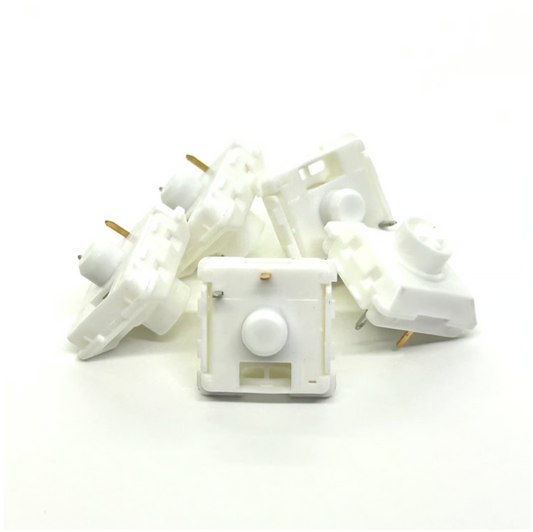 Kailh ALL-POM WHITE RAIN ChocV2 ロープロファイルスイッチ（リニア/50gf(O)/5個）