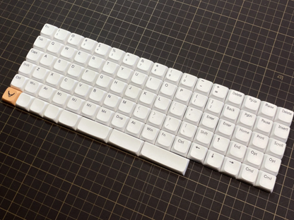 XDA DyeSub PBT 93 Orthlinear キーキャップセット（ホワイト）