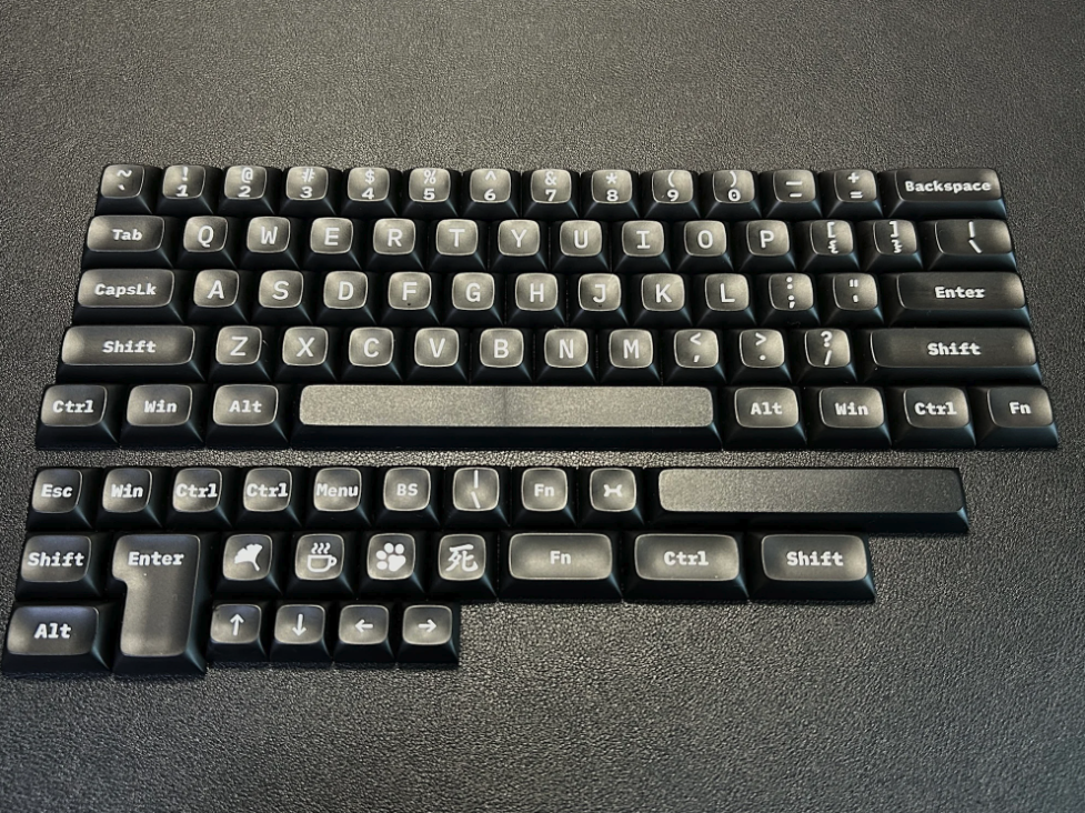 TEX ADA 60% double shot Keycap set