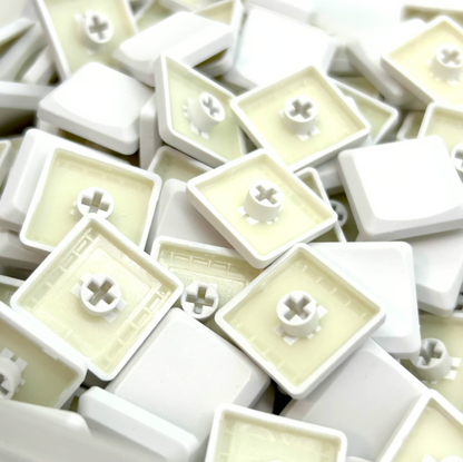 THT（Tai-Hao Thins）ロープロファイルキーキャップ（MX用/ホワイト/1個）