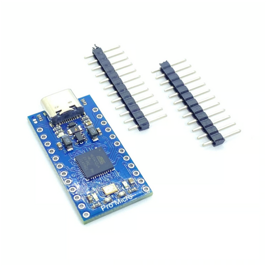 Pro Micro ATmega32U4-MU 5V/16MHz/USB-C(互換品/青)