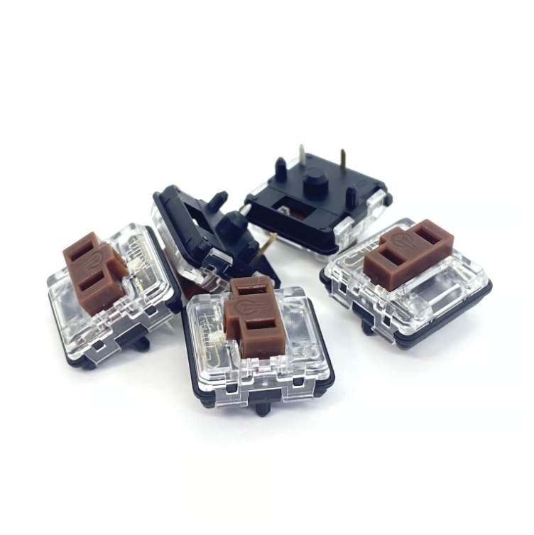 Kailh Choc V1 Brown ロープロスイッチ（タクタイル/60g/5個）