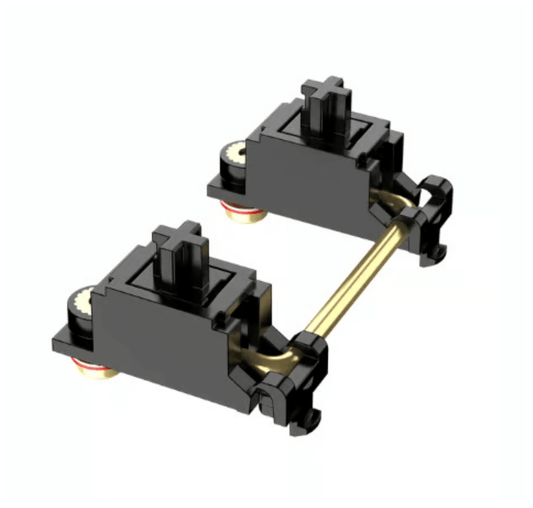 DUROCK 2U V3 PCBマウントスタビライザー（ブラック/ゴールド）