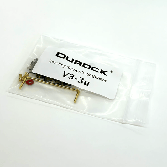DUROCK 3U V3 PCBマウントスタビライザー（スモーキー/ゴールド）