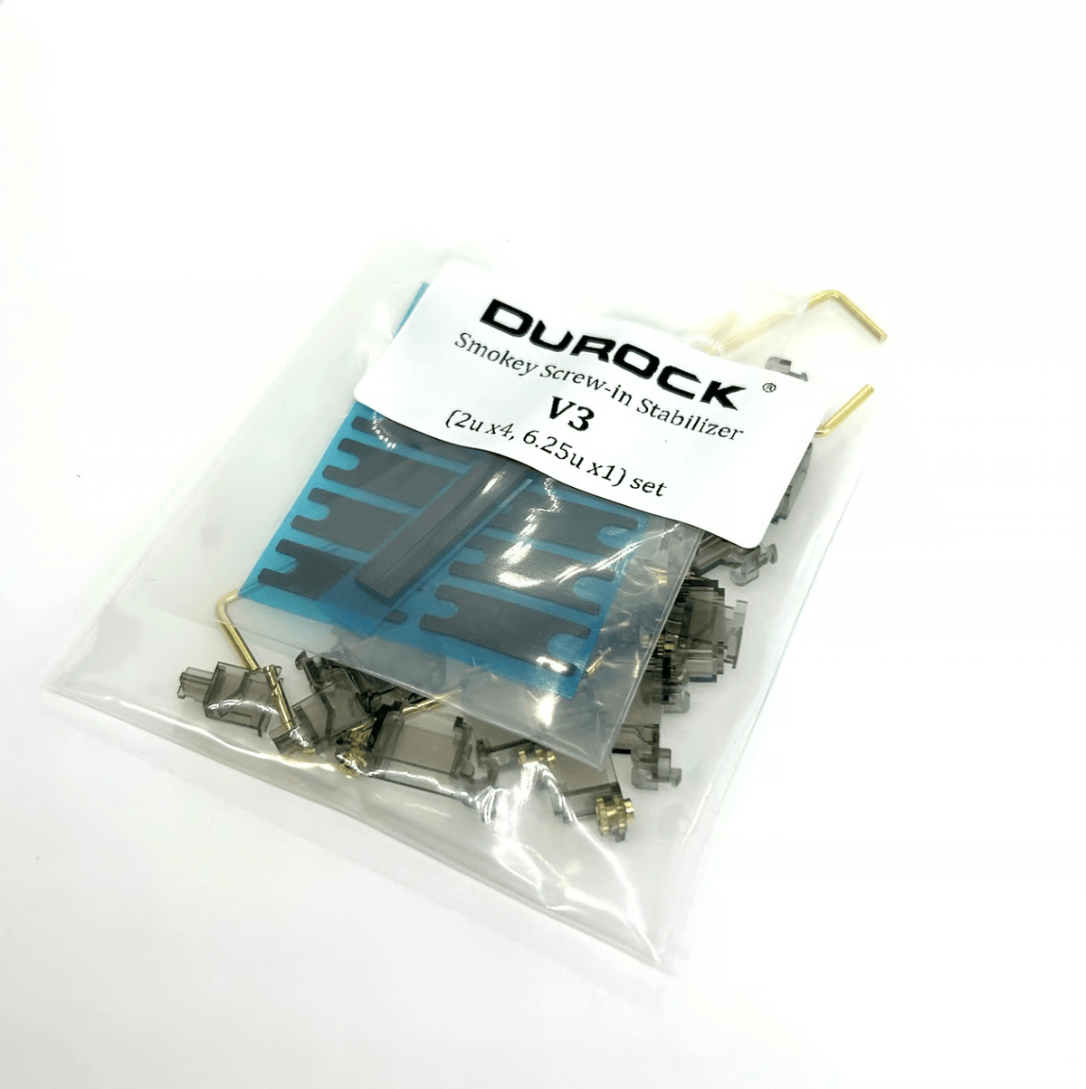 DUROCK V3 PCBマウントスタビライザーセット（スモーキー/2Ux4/6.25Ux1