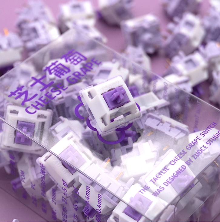 Zuoce BSUN Cheese Grape Tactile Switch（27g/5ピン/5個）