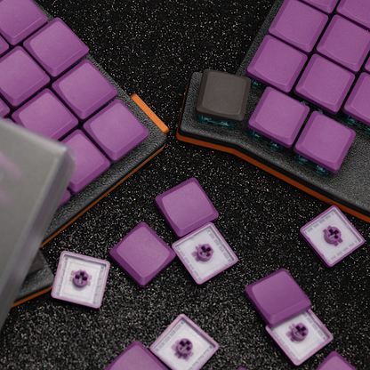 THT（Tai-Hao Thins）ロープロファイル キーキャップ（MX/ABS/パープル/1個）