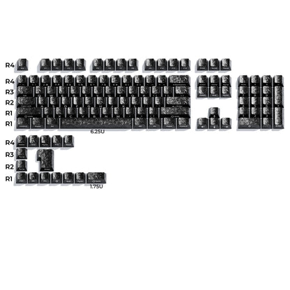 XVX Forged Carbon-Look Cherry Profile Keycaps Set 119-key（Base Kit）